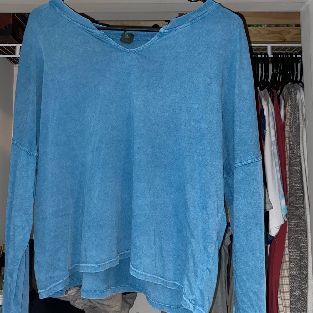 Wild Fable Long Sleeve Cropped Shirt